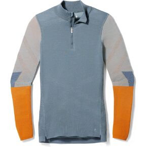 Smartwool Women's Intraknit Merino 200 Colorblock 1/4 Zip Merino Wool Top