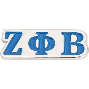 Zeta Phi Beta Lapel Pin Enamel Sorority Greek Letter Formal Wear Blazer Jacket (Lapel Pin - Design B)