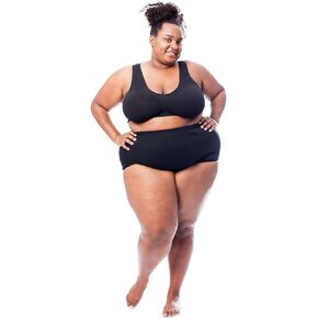 All Woman Plus Size Panties Briefs 100% Cotton With Tunnelled Waist SINGLE PAIR