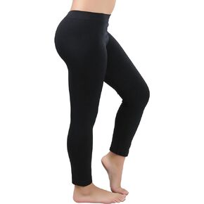 ToBeInStyle Girls' Nylon-Spandex Blend Capri Stretch Leggings