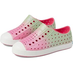 Native Shoes Jefferson Bling (Little Kid/Big Kid) Celery Dazzle Bling/Shell White 13 Little Kid M