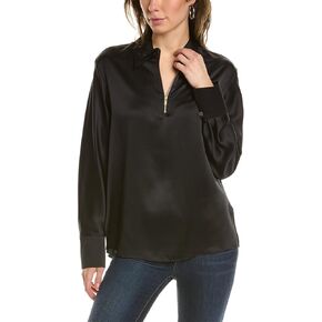 Vince Women's Jewel Zipper Blouse