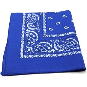 24 Pack Paisley 100% Cotton Double Sided Bandanas - By M.H.I.