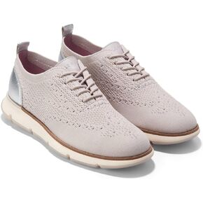 Cole Haan Women's 4.Zerogrand Stitchlite Oxford, Ashes of Roses/Silver Metallic/Ivory, 7.5