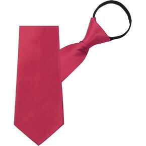 Mantieqingway Zipper Ties for Men Boy Pre-tied Adjustable Neck Ties 19' 'for School Uniform Graduation Business Wedding in Kuwait