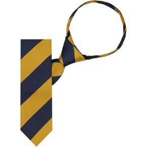 ربطة عنق بسحاب للأولاد من جاكوب ألكساندر مقاس 2.54 سم منسوجة بشريط جامعي مقاس 35.56 سم مربوطة مسبقًا بسحاب in Kuwait