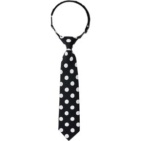 Retreez Classy Vintage Polka Dots Woven Microfiber Pre-tied Boy's Tie