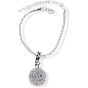 Nana Bracelet Gift Gifts For Grandma Grandmother Jewelry Jewlry Charm Accessories Stuff Gift for Men Women Decor Nanna Nano Nona