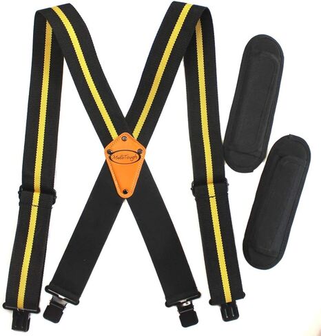 حزام أدوات مبطن من MELOTOUGH حمالات عمل مع مشبك قوي للغاية لحمالات بناء جهاز تعليق النجار للرجال in Kuwait