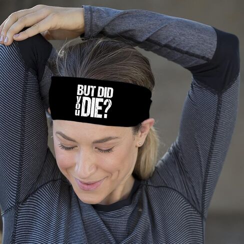 Bondi Band Unisex But Did You Die?, Black, One Size in Saudi Arabia