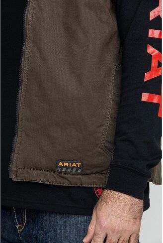 ARIAT Men's Rebar Washed Duracanvas Insulated Vest in Saudi Arabia
