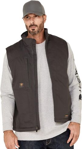 ARIAT Men's Rebar Washed Duracanvas Insulated Vest in Saudi Arabia