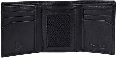 محفظة Tahari RFID الجلدية ثلاثية الطي للرجال مع نافذة لبطاقة الهوية، محفظة جلدية Rfid Blocking (تتوفر أنماط متعددة), One Size, محفظة Rfid Block الجلدية (متوفرة بأشكال متعددة) in Kuwait