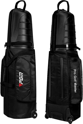 PGM Golf Travel Bag - Golf Travel Case for Airlines with Hard Shell&Wheels, Anti-Collision Design Hard Shell Top Golf Travel Case for Golf Clubs in Saudi Arabia
