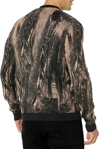 John Varvatos Men's Raider Long Sleeve Sweater Cardigan in Saudi Arabia