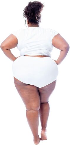 All Woman Plus Size Panties Briefs 100% Cotton With Tunnelled Waist SINGLE PAIR in Kuwait