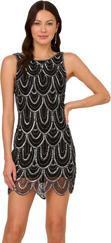 Adrianna Papell Women's Beaded Scallop Dress in Saudi Arabia