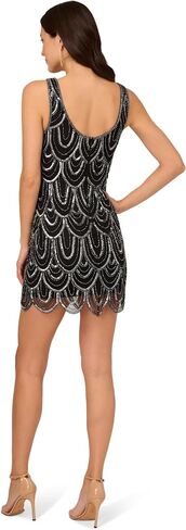 Adrianna Papell Women's Beaded Scallop Dress in Saudi Arabia