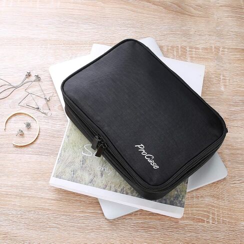 Travel Jewelry Organizer Bag Bundle with 6 Slots Watch Box with Drawer in Saudi Arabia