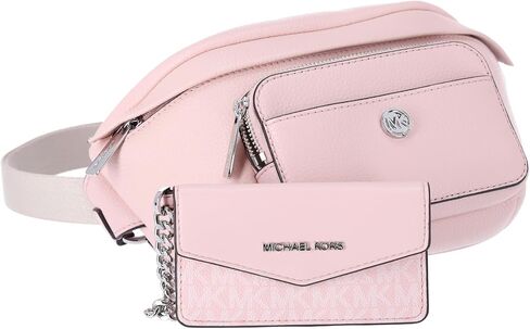 Michael Kors Maisie Large Pebbled Leather 2-in-1 Sling Pack Light Powder Blush in Kuwait