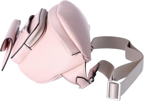 Michael Kors Maisie Large Pebbled Leather 2-in-1 Sling Pack Light Powder Blush in Kuwait