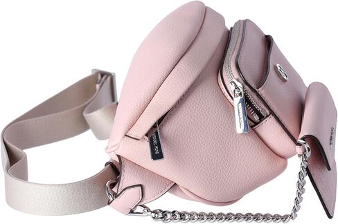 Michael Kors Maisie Large Pebbled Leather 2-in-1 Sling Pack Light Powder Blush in Kuwait