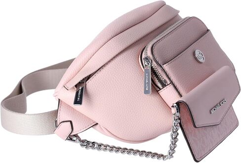 Michael Kors Maisie Large Pebbled Leather 2-in-1 Sling Pack Light Powder Blush in Kuwait