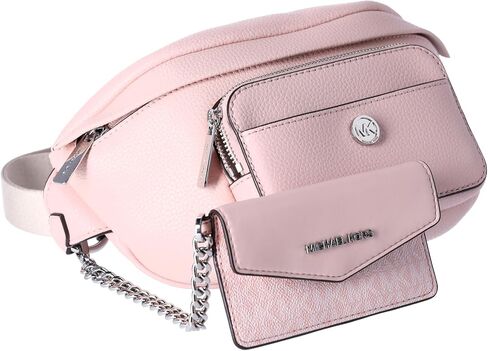 Michael Kors Maisie Large Pebbled Leather 2-in-1 Sling Pack Light Powder Blush in Kuwait