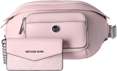 Michael Kors Maisie Large Pebbled Leather 2-in-1 Sling Pack Light Powder Blush in Kuwait