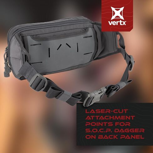 Vertx S.O.C.P. Tactical Fanny Pack, CCW Crossbody Waist Bag for Men and Women, Concealed Carry, EDC, Travel, Work in Saudi Arabia