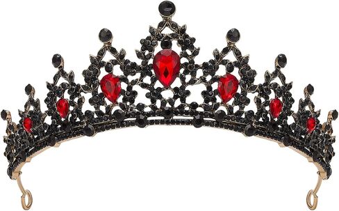 سويت في تيجان وتيجان مرصعة بالجواهر للنساء، تاج الملكة الكريستالي، تاج زفاف فضي للعروس، أغطية رأس معدنية لعيد ميلاد كوينسيانيرا in Kuwait