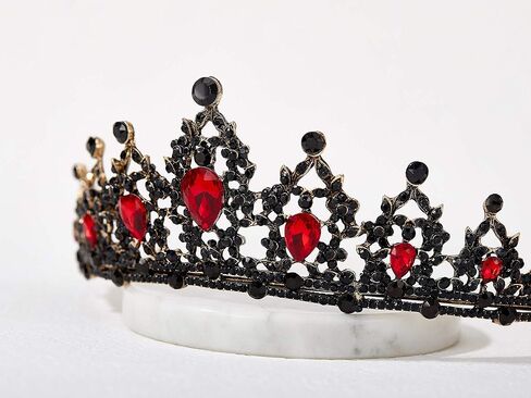 سويت في تيجان وتيجان مرصعة بالجواهر للنساء، تاج الملكة الكريستالي، تاج زفاف فضي للعروس، أغطية رأس معدنية لعيد ميلاد كوينسيانيرا in Kuwait