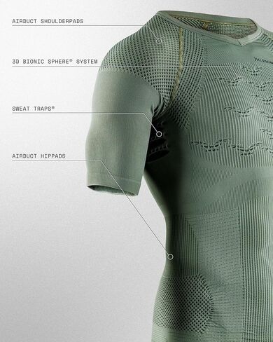 تي شيرت X-Bionic® Combat Energizer 4.0 للرجال رياضي مضغوط بأكمام قصيرة in Kuwait