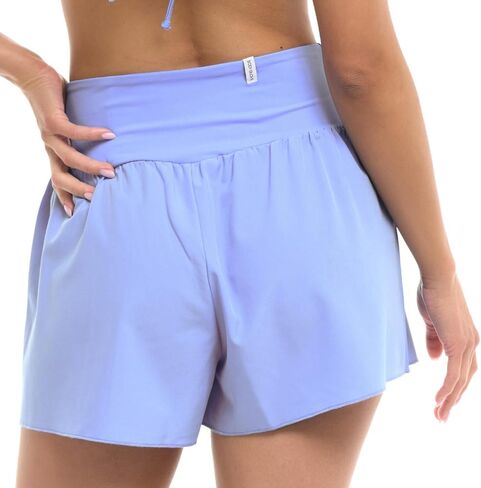Body Glove Women's Standard Cozumel Solid 1.5" Vapor Boardshort with Knitted Waistband in Saudi Arabia