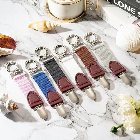 6 قطع مشبك قبعة للسفر على حقيبة الأمتعة وحقيبة اليد وحقيبة الظهر المرنة وحامل القبعة ومقبض قوي منقار البط وقبعة محمولة للاستخدام في الهواء الطلق ورفيق من القماش الصديق للسفر للعائلة والأطفال والكبار in Kuwait