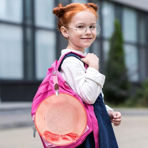 6 قطع مشبك قبعة للسفر على حقيبة الأمتعة وحقيبة اليد وحقيبة الظهر المرنة وحامل القبعة ومقبض قوي منقار البط وقبعة محمولة للاستخدام في الهواء الطلق ورفيق من القماش الصديق للسفر للعائلة والأطفال والكبار in Kuwait