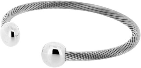 QRAY Bracelet - Deluxe Silvertone Bracelet for Men and Women Q-Ray Q.Ray in Saudi Arabia