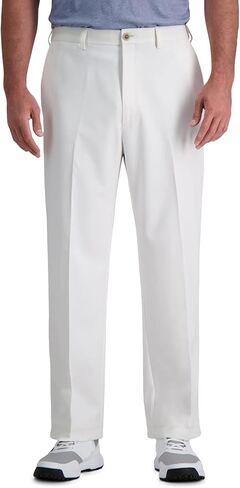 Haggar Men's Cool 18 Pro Classic Fit Flat Front Pant - Regular and Big & Tall Sizes in Saudi Arabia