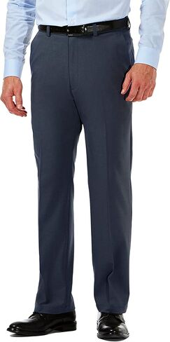 Haggar Men's Cool 18 Pro Classic Fit Flat Front Pant - Regular and Big & Tall Sizes in Saudi Arabia