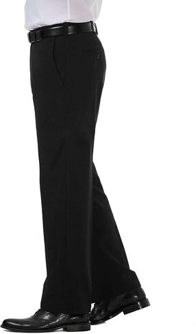 Haggar Men's Cool 18 Pro Classic Fit Flat Front Pant - Regular and Big & Tall Sizes in Saudi Arabia