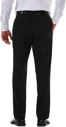 Haggar Men's Cool 18 Pro Classic Fit Flat Front Pant - Regular and Big & Tall Sizes in Saudi Arabia