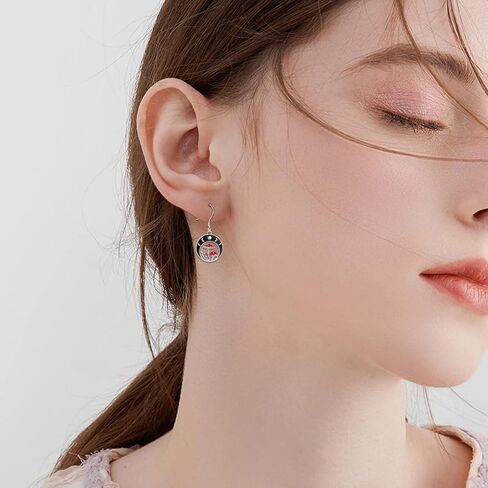 MONGAS Mushroom Jewelry Sets Sterling Silver Moon Phase Mushroom Jewelry Gifts For Women in Saudi Arabia