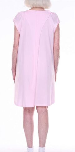 Open Back Night Gown for Ladies-3 pack-Assisted Dressing Hospital Gown-multi in Saudi Arabia