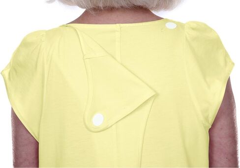 Open Back Night Gown for Ladies-3 pack-Assisted Dressing Hospital Gown-multi in Saudi Arabia