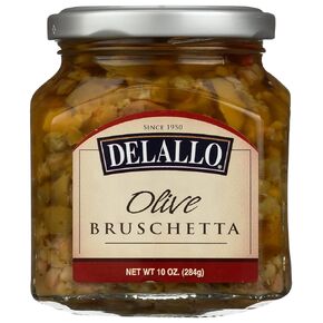 Delallo Olive Bruschetta, 10 Ounce - 6 per case.
