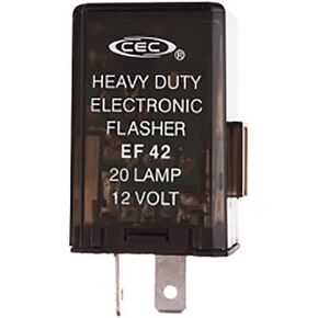 CEC Industries EF-42BP Heavy-duty Electronic Truck Flasher 20 Lamp