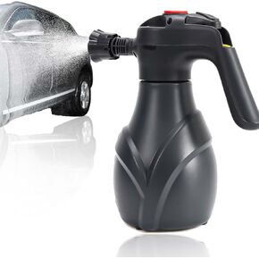 Electric Foam Sprayer for Car Wash, 2L USB Rechargeable Battery Powered Foam Sprayer, Cordless Pressurized Foam Sprayer for Car Cleaning, Beauty, and Garden Use, Car Washing Accessories