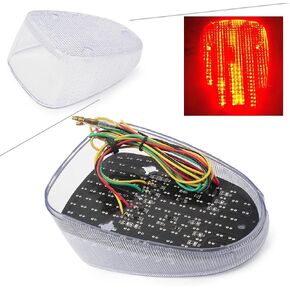 GZYF Motorcycle Smoke Lens Taillight Brake Turn Signal Integrated Lamp for YAMAHA ROAD STAR 99-03/ROYAL STAR 96-13 /V-STAR CLASSIC 98-09