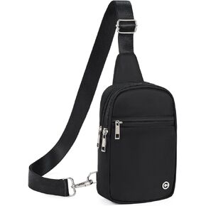 CHOLISS Small Crossbody Bags for Women and Men - Sling Bag Trendy Fanny Packs Chest Bag with Extended Strap