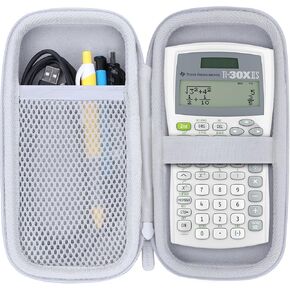 Hard Carry Case Compatible with Texas Instruments TI-30XIIS TI-30XS TI-30Xa TI-36X Pro Scientific Calculator (Black Case)